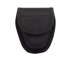 Keklle Black Hidden Snap Handcuff Case Law Enforcement Military Standard Cuff Pouch with Belt Loop