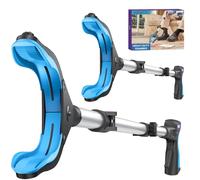 KEKOY 110cm/44" 2-Pack Grabber Stick Heavy Duty, Extra Long Litter Pickers for Adults, Helping Hand Grabber for Disabled, and Elderly (Ice Blue)