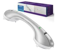 KEKOY 17.5 Inch Suction Grab Rails for Bathroom and Bathtubs with Indicator - Heavy Duty Safety Shower Hand Rails, Bath Aids Grab Handles for Disabled and Elderly, No Drilling and Removable, Silver