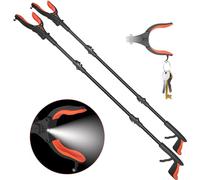 Kekoy 44'' Grabber Stick for Elderly, Litter Pickers with Light, 2 Pack