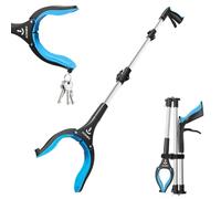 Kekoy 91 cm/36" Light Weight Litter Pickers, Foldable Grabber Stick for Elderly, Rotating Head, Helping Hand Grabber for Seniors with Magnet(Ice Blue)