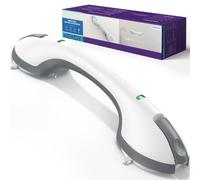 KEKOY Suction Grab Bar for Bathroom with Safety Indicator, 17.5 Inch