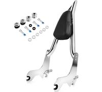 Kekykm Motorcycle Backrest Sissy Bar compatible with Harley Davidson Softail Standard Slim Deluxe Heritage Classic Street Bob 107 114 FXBB FLHC FLDE FXST FLHC FLSL FLI S, Chrome