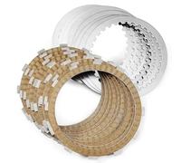 kekykm Twin Cam Extra Plate Friction Steel Clutch Kit compatible with Harley Softail Touring Dyna Trike Twin Cam models 98-17, Evolution 1340 models 1998-1999 Replace of P/N 37980-10, 307-30-10013