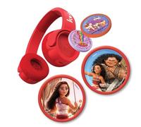 Kekz Vaiana Premium Starter Set: Cookie Earphones Red with 2 Audio Chips Radio Play Vaiana 1 + 2, Cookie Crew Radio Play & Wunderkekz (Headphones for Children, Travel Headphones for Travel and at Home