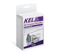 KEL - All Purpose Descaler Sachets - 5x 50g Sachets for Kettles, Coffee Machines, Irons, Shower Heads & More - Fast Limescale Remover - Eco-Friendly