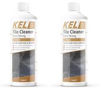 KEL - Tile Cleaner I Ready-To-Use Tile Grout Cleaning Spray, Removes Stubborn Dirt, Marks & Stains Between Tiled Walls & Floors - 1 Litre (Pack of 2)