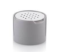 Kela 11901 Fruit Fly Trap, Ceramic container, Stainless steel lid, Diameter: 8.5 cm, Fino, Light grey