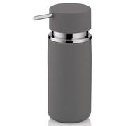 Kela 20422 Soap Dispenser Ceramic Diameter 6.5 cm, 300 ml, 6.50 x 6.50 x 16,50 cm light grey