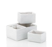 Kela 21781 5-piece Basket Set, Various sizes, PP plastic, Rimossa, White