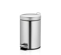 Kela 21888 Rubbish Bin, 3 l, Silent close, Stainless steel, Impronta, Matte