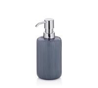 kela AVA Soap Dispenser 350 ml Blue Ceramic Pump Bottle Refillable Shiny