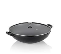 kela 12475 Calido Wok, Cast Iron, 4 Litres