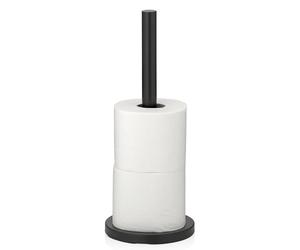 kela Carta 22825 Toilet Roll Holder Diameter 15 cm Metal Black Height 37 cm for 3 Paper Rolls