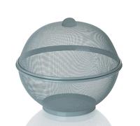 Kela "Como Fruit Basket, Steel, Grey, 26.5 x 24.5 cm