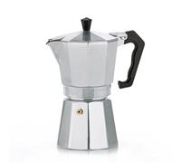 Kela 10591 Espresso Maker, Aluminium, Silver, 9.5 x 9.5 x 17 cm