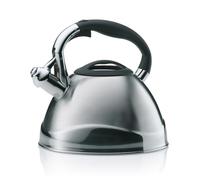 kela Kettle Induction 3L, Flute Kettle Stainless Steel, for All hob Types, with Safe Opening of The spout lid by Button, VARUS, Tea Kettle Shiny