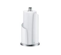 kela Kitchen roll Holder, Stainless_Steel, White, 15 x 15 x 32 cm