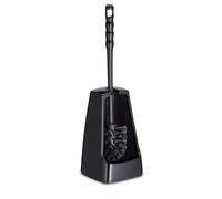kela Levin Toilet Brush with Container Open Half Sided 38 cm Black
