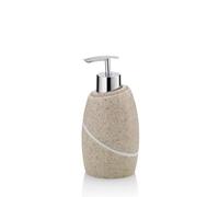 Kela Liquid soap Dispenser Talus of Poly in Beige, 7.5 x 7.5 x 16 cm