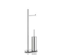 Kela "Lucido Toilet Set, Stainless-Steel, Silver