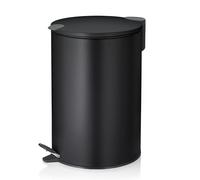 kela Mats Pedal Bin, Metal, Black, 12 Litre