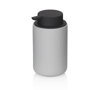 kela Soap Dispenser, Ceramic Bathroom Accessory, lightgrey, 300 ml | Non-slip surface, pump bottle, stays firmly in grip even with damp or soapy hands, for soap or dish soap