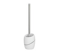 kela Talus 20304 Toilet Brush Set Diameter 11 cm Polyresin White Natural | Toilet brush with replaceable brush head, toilet brush set, ensures thorough and intensive cleaning