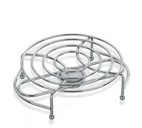 Kela teapot GLOBUL 21.5 x 18 x 6 cm, Chrome-Plated Metal, Light Holder, Tea Warmer, Shiny, Silver