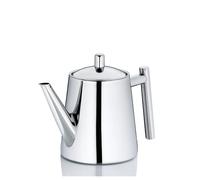 kela teapot with Strainer Insert, teapot Stainless Steel 0.9 l Ancona, teapot for Loose Tea and Tea Bags, Tea Maker