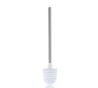 kela toilet brush with stainless steel handle 42.5 cm, toilet brush, LA BROSSE ORIGINAL, matt stainless steel, white