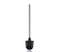 kela toilet brush with stainless steel handle 42.5 cm, toilet brush, LA BROSSE ORIGINAL, shiny stainless steel, black