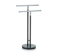 Kela towel rail standing 92.5cm, towel rail with 4 towel rails, SINERIO, anthracite glossy