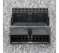 Kelawoly 19 PIN Turn 90 Degree Turn Connector ABS USB 3.0 Connector 14mm