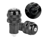 Kelawoly 22MM Motorcycle Handle Grips, Aluminium Alloy, Comfortable Touch, Easy Installation for Motorbike Handlebar Users (Black)