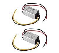 Kelawoly 24V to 12V 1A Voltage Converter, 95 Percent Power Efficiency with Over Voltage Under Overload Overheating Short Circuit Guard, for Auto Car Truck Vehicle Boat Solar System