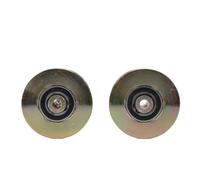 Kelawoly 4 Inch V Groove Gate Rollers, 3000lb Heavy Duty Sliding Door