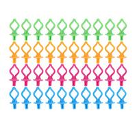 Kelawoly 40 Pcs Silicone Bobbin Clamps, Anti Drop Spool Fixing Clips with Nipple Shaped Design for Sewing Embroidery Thread Organization