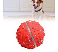 Kelawoly Automatic Dog Toy Ball, Interactive Self Moving Pet Ball with Random Jumping and Rolling Modes, for Small to Medium Dogs, Rechargeable Battery Built in (Red)
