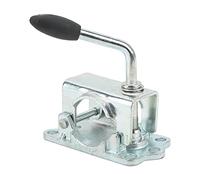 Kelawoly Cast Clamp, Galvanized Iron Trailer Wheel Prop Stand with Split Clamp Design, Fits for 48mm Pipe Diameter Trailer RV