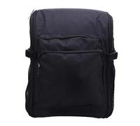 Kelawoly Cleaning Tool Backpack 45x32x19cm, Large Capacity 1000D Oxford Cloth Housekeeping Supplies Bag with Anti Splashing Design for Janitorial Equipment Organization (Black)