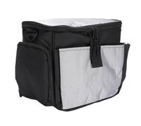 Kelawoly Disc Bag, 420D Polyester Disc Starter Bag with Adjustable Shoulder Strap, Multiple Pockets, 25.5 X 15.5 X 24 Cm Storage for Beginners and Players