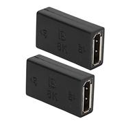 Kelawoly Displayport Coupler, Female to Female | ABS Housing, 8K 60Hz HD Video, 39x22x11mm Compact, Wear Resistant, Laptop Monitor Projector Connection
