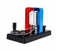 Kelawoly Hand Crank Generator Physics Experiment Kit Hand Crank Electric Generator DC Motor Educational Tool with Metal Gears for Classroom Home Science Projects