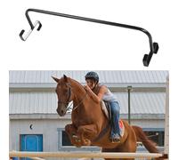 Kelawoly Horse Blanket Rack, 36 Inch Wall Mounted Saddle Blanket Bar with 2 Bridle Hooks, for Tack Rooms Barns Stable Organization