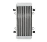 Kelawoly Motorcycle Radiator Cooler Assembly Aluminum Cooling Water Tank High Heat Transfer Easy Installation Engine Protection for 300 EX300 2013 2018 Riders (Silver)