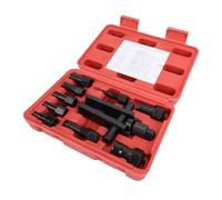 Kelawoly Motorcycle Wheel Bearing Puller Set, Alloy Steel Blind Internal Extractor Tool 8-25mm, 10 Piece Bearing Removal Kit for Wheel Hub Service and Garage Repair