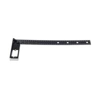 Kelawoly Multi Angle Measuring Ruler 40cm 16in, 45 90 Degree Combination Framing Square with Aluminum Alloy High Carbon Steel for Woodworking Marking
