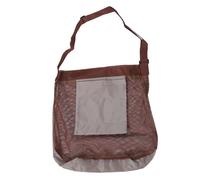 Kelawoly Mushroom Picking Bag, Mushroom Harvesting Bag Foraging Mesh Adjustable Strap Foldable with Side Pocket for Hiking Camping Gardening