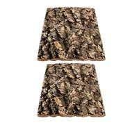 Kelawoly Natural Cork Bark Reptile Background for Climbing (20x10x2cm / | Natural Texture for Shedding Grip, Humidity-resistant Material, Easy Trim for Custom Terrarium Mat or Backdrop